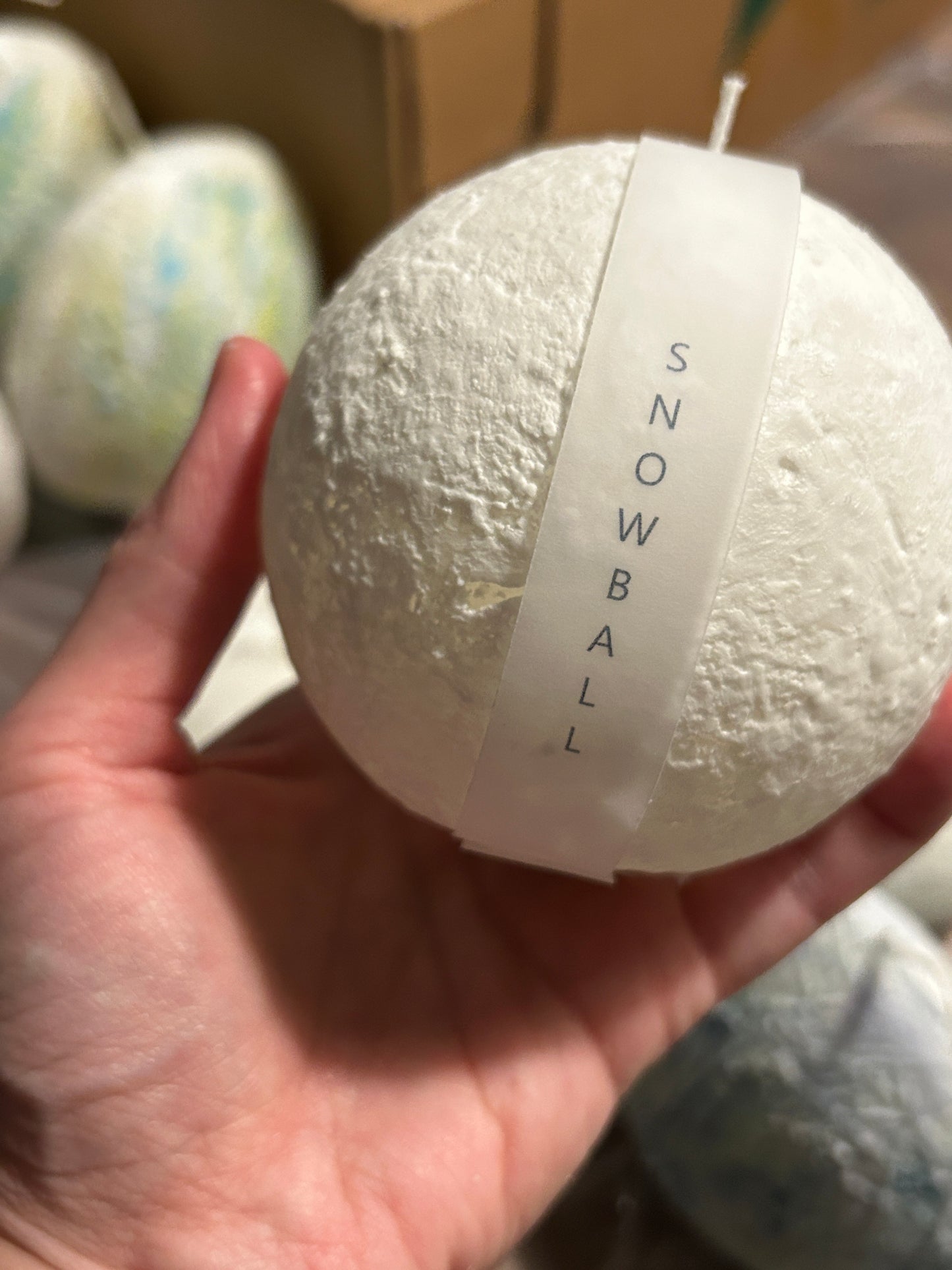 Snowball Candle