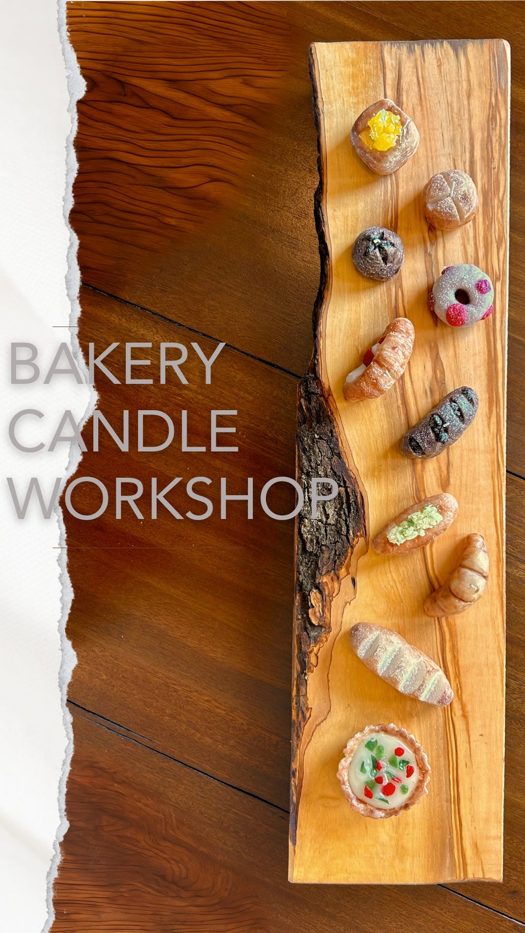 Bakery Candle Workshop – Japanese Hand-Kneading Technique | 4-Hour Hobby Class